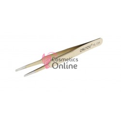 Penseta pentru gene false fir cu fir ONLYOU HL-13A Gold - de inalta precizie